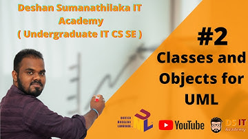 UML 2 : Classes and Objects for UML Explained in Sinhala - Undergraduate IT SE CS