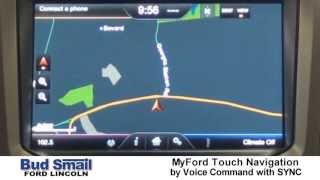 MyFord Touch Navigation by Voice Command with SYNC