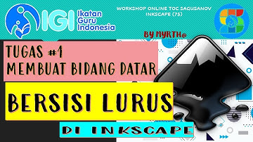 TUGAS 1 - MEMBUAT BIDANG DATAR BERSISI LURUS DI INKSCAPE