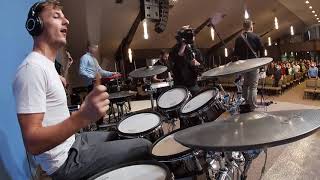 Video thumbnail of "Tu din vanturi faci solii - Drum Cam | Ciresarii"