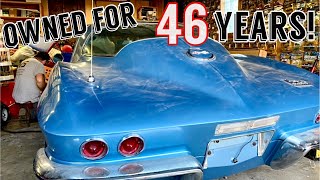 BUYING and DRIVING a 1967 Corvette C2 - STORED and FORGOTTEN..EPIC GARAGE FIND!!