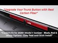 Upgrade Your Juniper: Carbon-Fiber Trunk Button Accent!