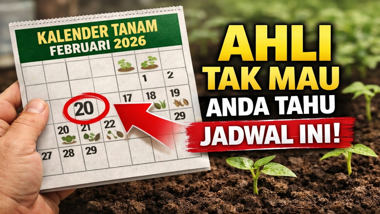Para ahli agronomi TIDAK INGIN Anda tahu rahasia ini! Inilah KALENDER TANAM akhir Februari 2026: 20