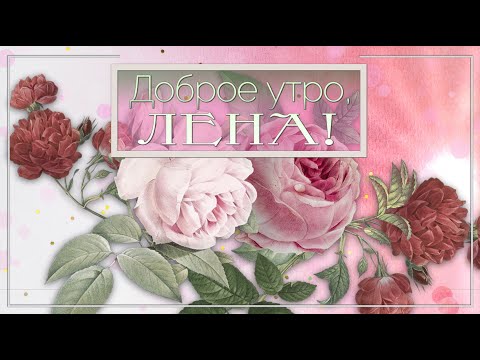 ✅Доброе утро, Лена!✅