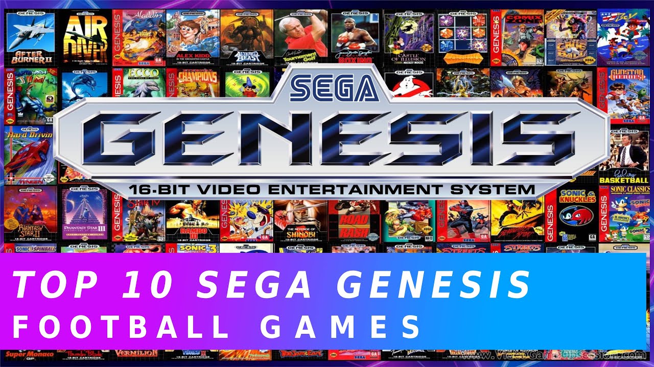 Top 10 SEGA Genesis OR Megadrive American Football Games