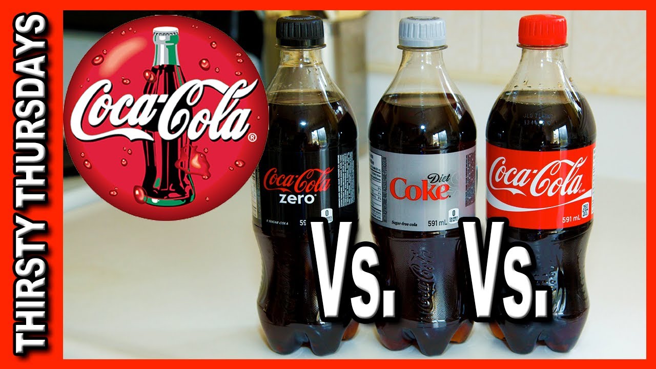 sugar in coke zero vs diet coke