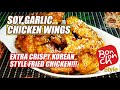 SOY GARLIC CHICKEN WINGS WITH HONEY 🐤 CRUNCHY AND TASTY LIKE BONCHON!