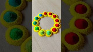 Satisfying Rangoli | Simple Rangoli | Easy Rangoli Tips and Tricks | ASMR #rangoli #satisfying #asmr