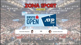 Corentin Moutet  Vs  Lorenzo Musetti  -  ATP Vienna, Austria Uomini Singolare  -  Diretta