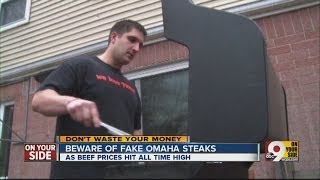 Beware of fake Omaha steaks