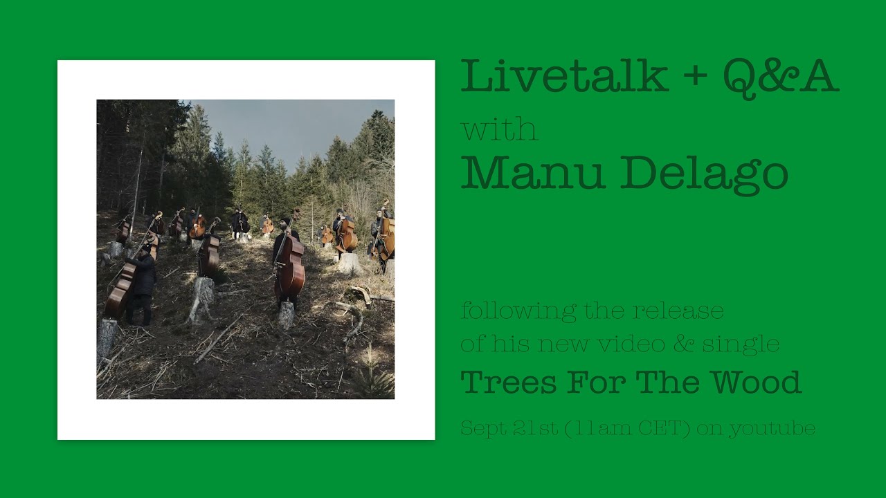 🔴  Manu Delago Livetalk + Q&A