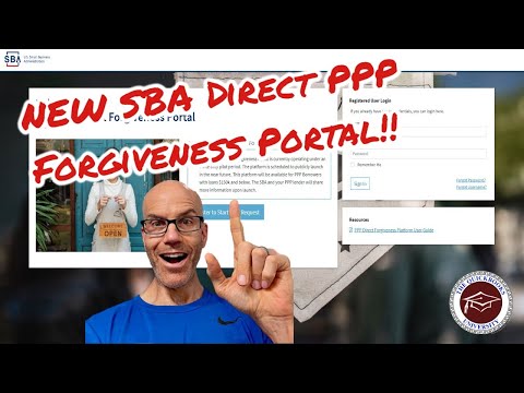 NEW SBA Direct PPP Forgiveness Portal