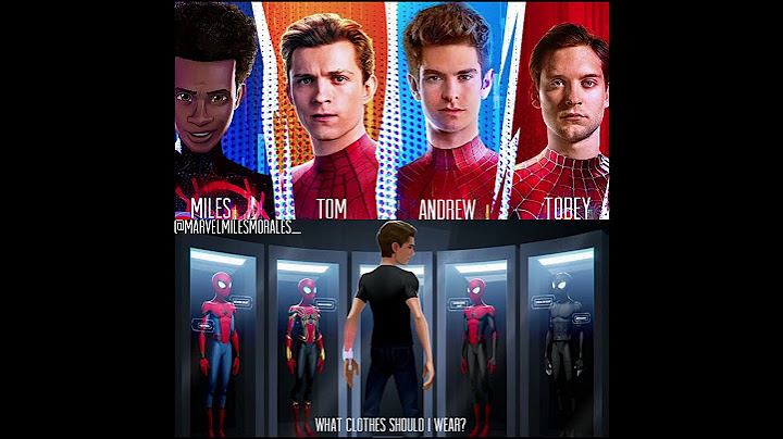 Four Spider-Man who is the better hero #marvel #fitness #gaming #spiderman #youtube #gym #suit #mile