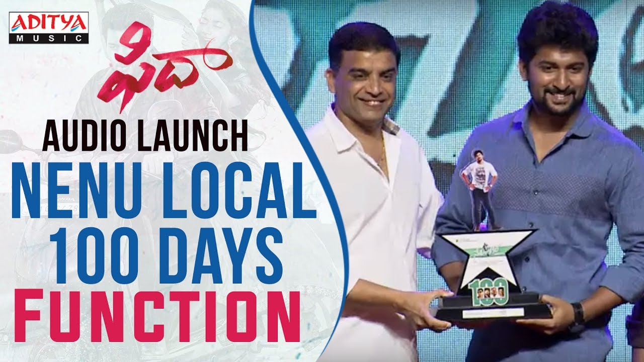 Nenu Local 100 Days Function At Fidaa Audio Launch || Varun Tej, Sai Pallavi || Sekhar Kammula