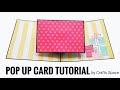 Pop Up  Photo Card Tutorial | Elements for Scrapbook | how to make Scrapbook pages | By Crafts Space