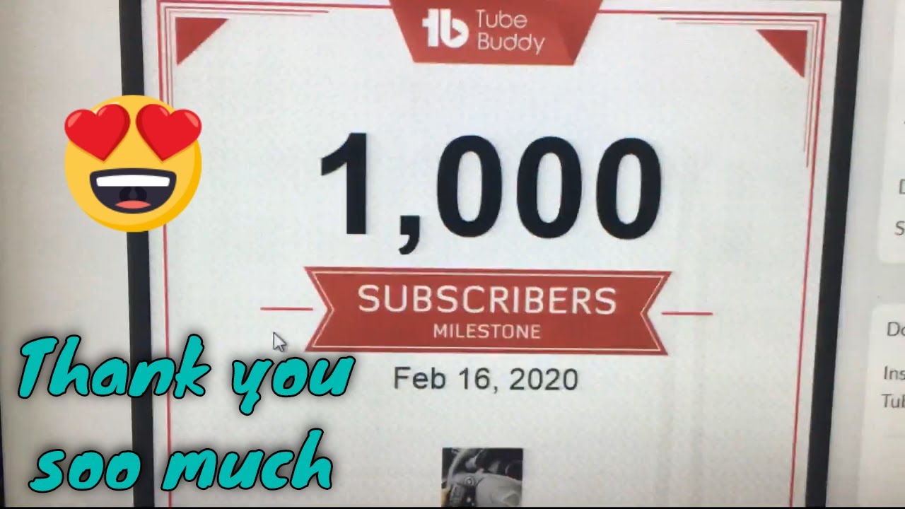 Thank You For 1k Subscribers!!! - YouTube
