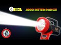 Diamond 35W 4KM Long Range LED Rechargeable Torch | Handheld Portable Searchlight | Make In India