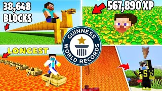 Indian Gamers *WORLD RECORD* In Minecraft 🔴 techno gamerz, Live Insaan, mythpat, fleet, smartypie