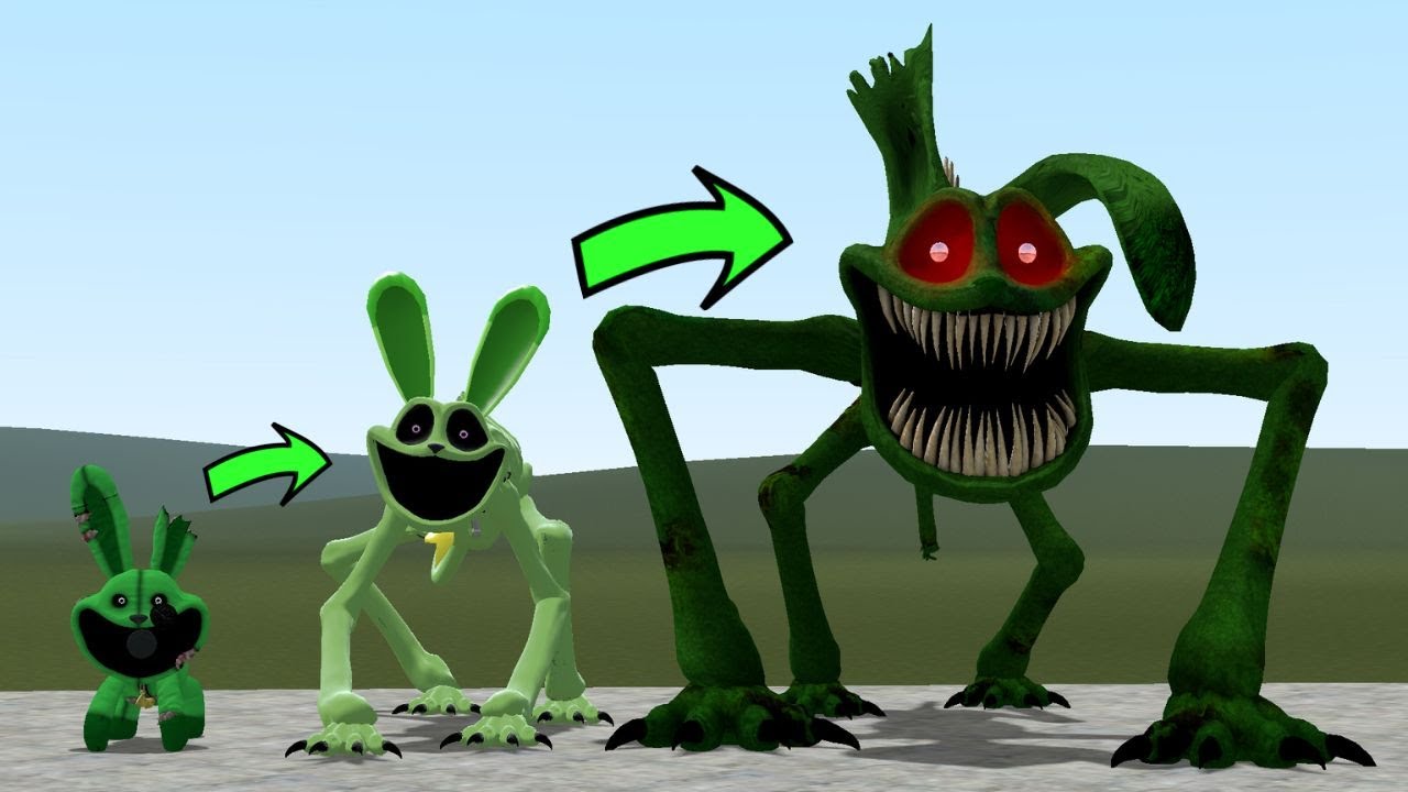 smilerabbit様 EVOLUTION OF NEW NIGHTMARE RABBIT SMILING CRITTER In Garry's Mod