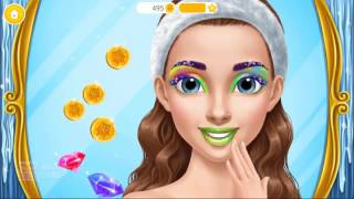 Princess Gloria Ice Salon Animal Horse Hair Salon Maker Up Gameplay By Tutotoons Unlock screenshot 1