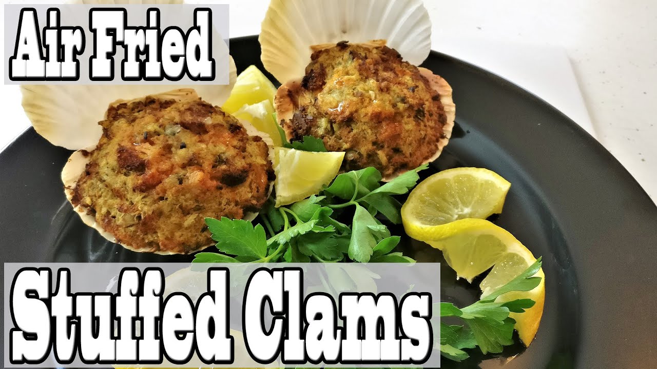 Air Fryer Baked Stuffed Clams (Quahog) - Fork To Spoon