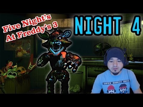 Five Nights At Freddy's 3 Night 4! - 6AM, HURRY THE FUDGE UP! - Fnaf 3 ...