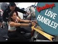 GOODBYE LOVE HANDLES! Full BACK & BI'S Workout// 2016 Arnold AU Trip