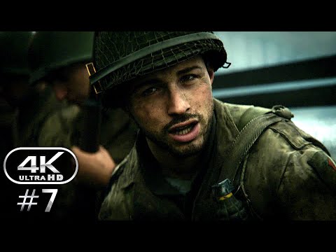 Call of Duty WW2 Gameplay Walkthrough Part 7 - COD WW2 PC 4K 60FPS (No Commentary)