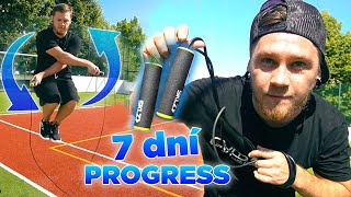 7 DNÍ vs ŠVIHADLO - Jump Rope Progress *bolestivé*