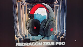 Unboxing Headset Wireless Redragon Zeus PRO e diferença de áudio pro Zeus X RGB