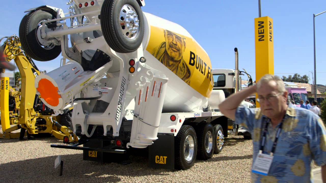 caterpillar stock price CONEXPO '14 | New Cat® Vocational Truck with Set-Forward Axle