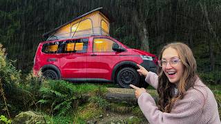 Rainy Camping in a Dream Campervan