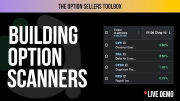 How to screen for option selling trades