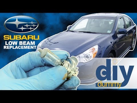 2011 Subaru Legacy headlight Replacement - Auto | Diy Dummy