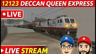 MSTS/OR | 12123 DECCAN QUEEN EXPRESS | WAP7 CHALA MUMBAI KE SIDE | #mstslive