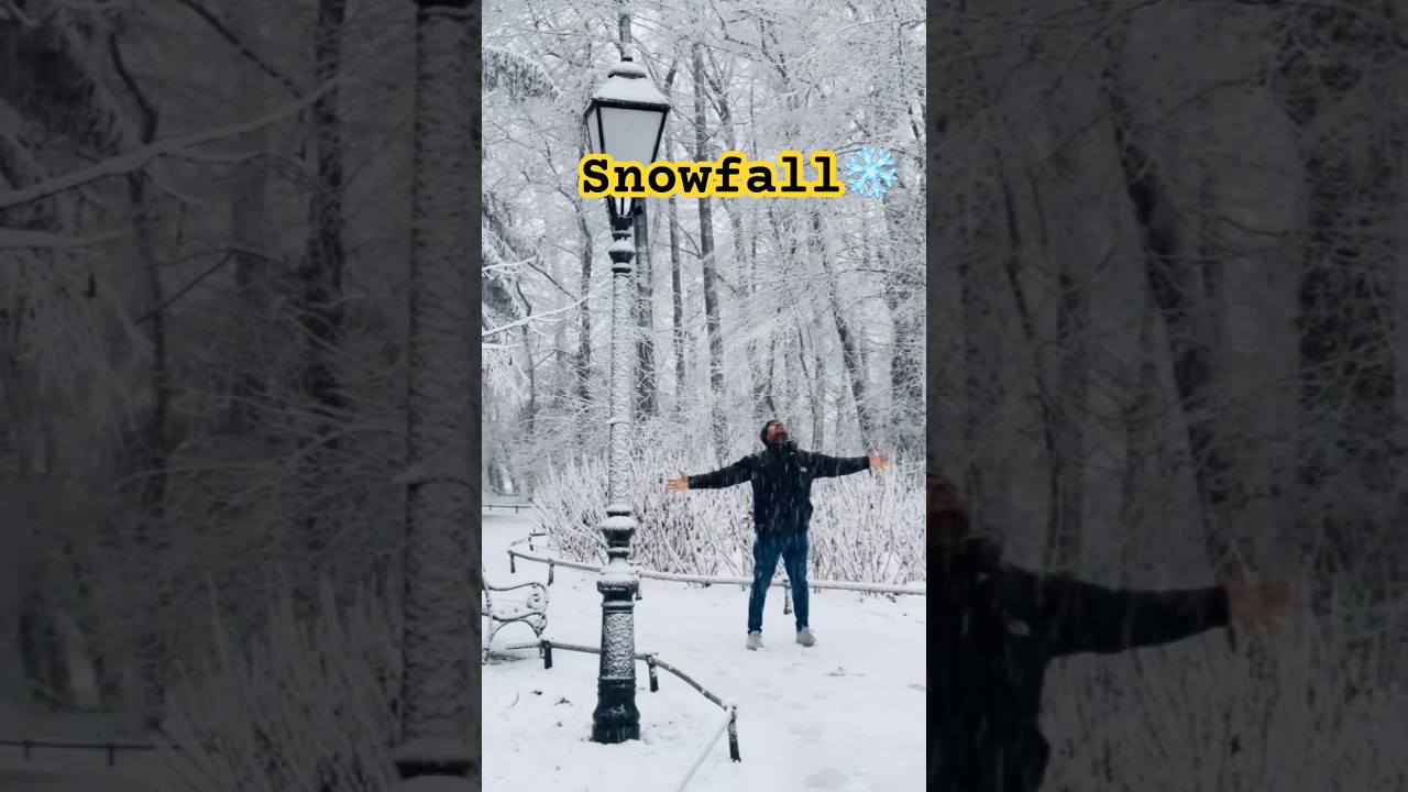 Snowfall in Zagreb❄️ 