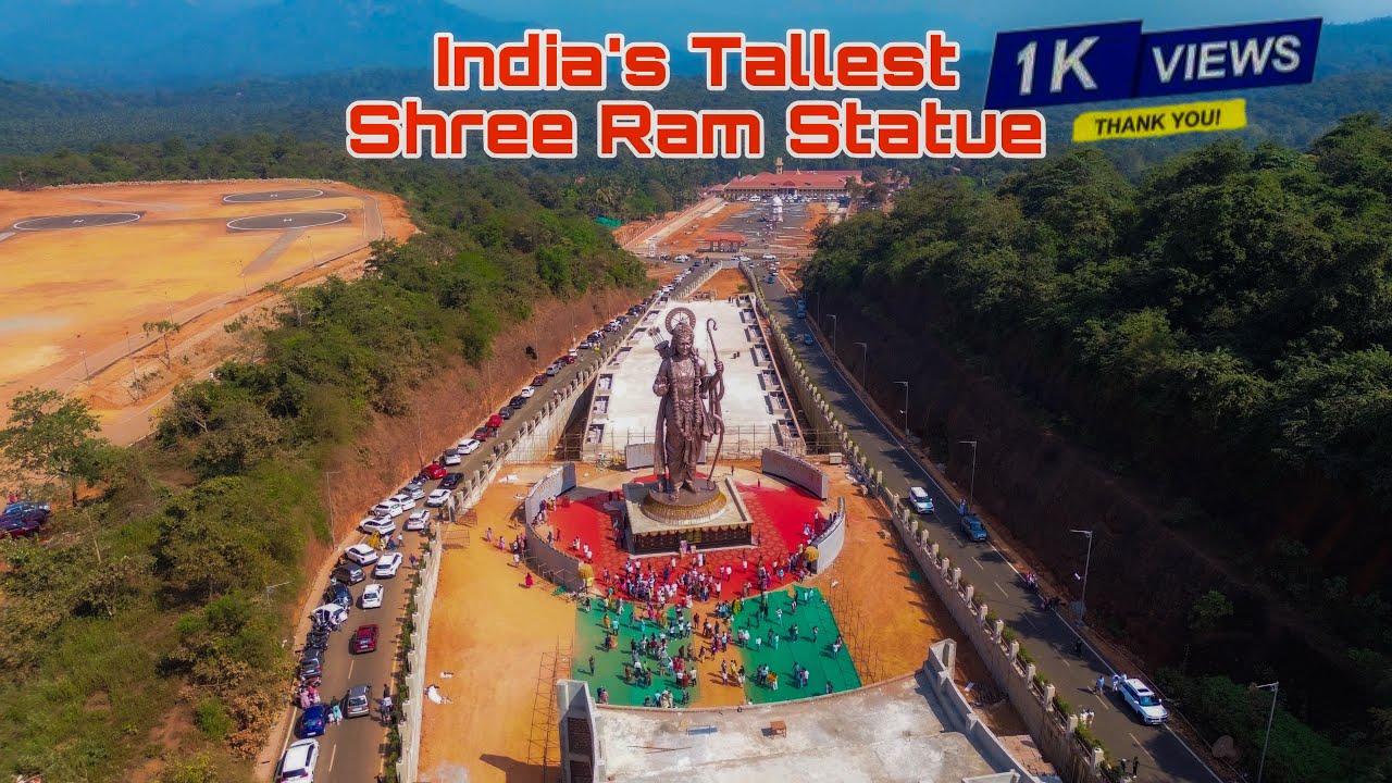Parthagali Ram Statue | Aerial Drone View | Canacona, Goa