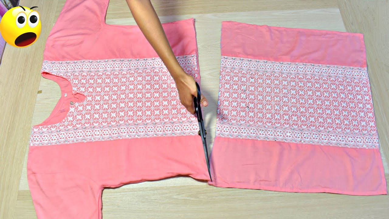 KURTI Ka Aasha Idea Apne Aj Tak Nahi Dekha Hoga ll 🤩 Awesome And Creative Idea From Suit