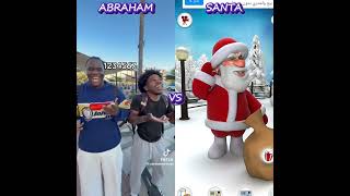 Abraham67 Vs Santa Who Is Best ? 😭🤞🤣 #Shorts