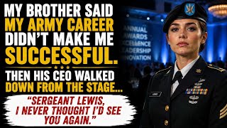 My Brother Called My Army Career a Joke—Then His Boss Saluted Me in Front of Everyone