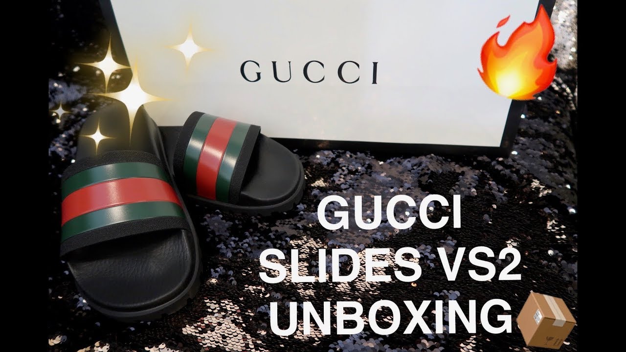 GUCCI SLIDES VS2 UNBOXING | NICOMEEKER