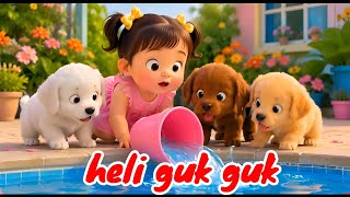 Download lagu Seru !! Heli guk guk main prosotan | lagu anak versi ceria