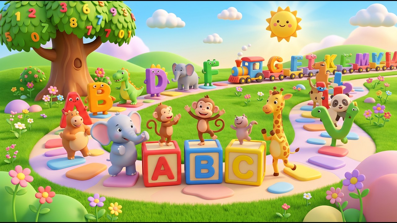 ABC Alphabet Song for Kids 🔤🎵 | Learn Letters A to Z | Fun Phonics Sing ...
