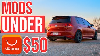 UNDER $50 Mods From AliExpress for VW MK7 GTI
