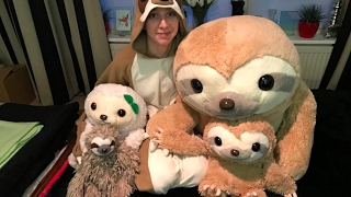 The epic unboxing of Mikke the Sloth Plush (Super Jumbo style)