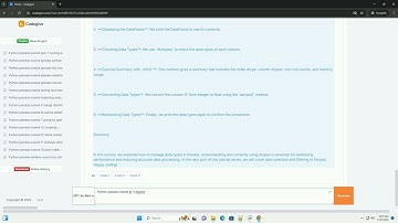 python pandas tutorial pt 3 dtypes