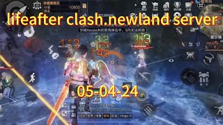 Lifeafter.clash.newland server.  Hope & enigma & ? VS oasis. Speed 1.1. Mobile view，05-04-24
