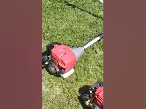 Honda strimmers Questions answered machines side by side - YouTube