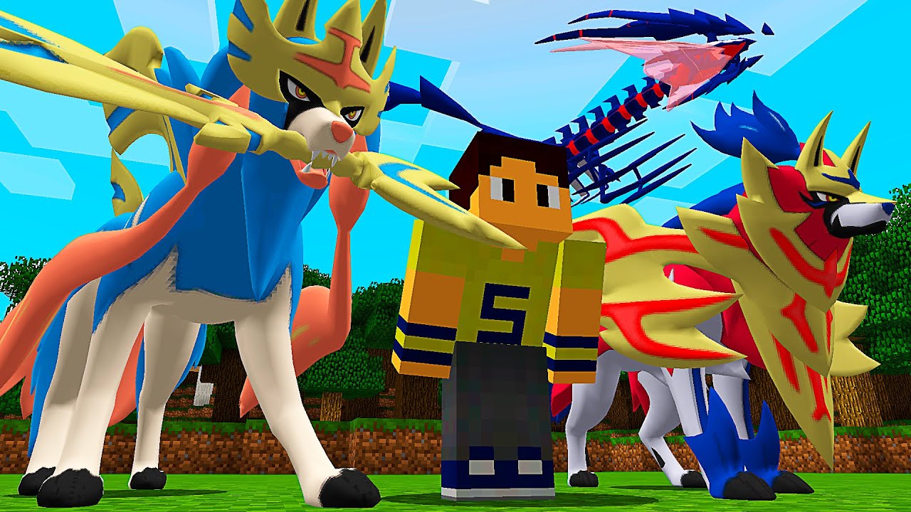 Minecraft: NOVOS LENDÁRIOS ( ZAMAZENTA E ZACIAN ) - NOVA