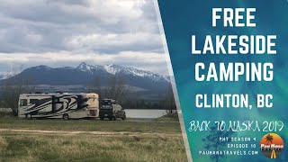 RVing to Alaska: Kelowna to Clinton, BC & Free Camping on Hwy 97